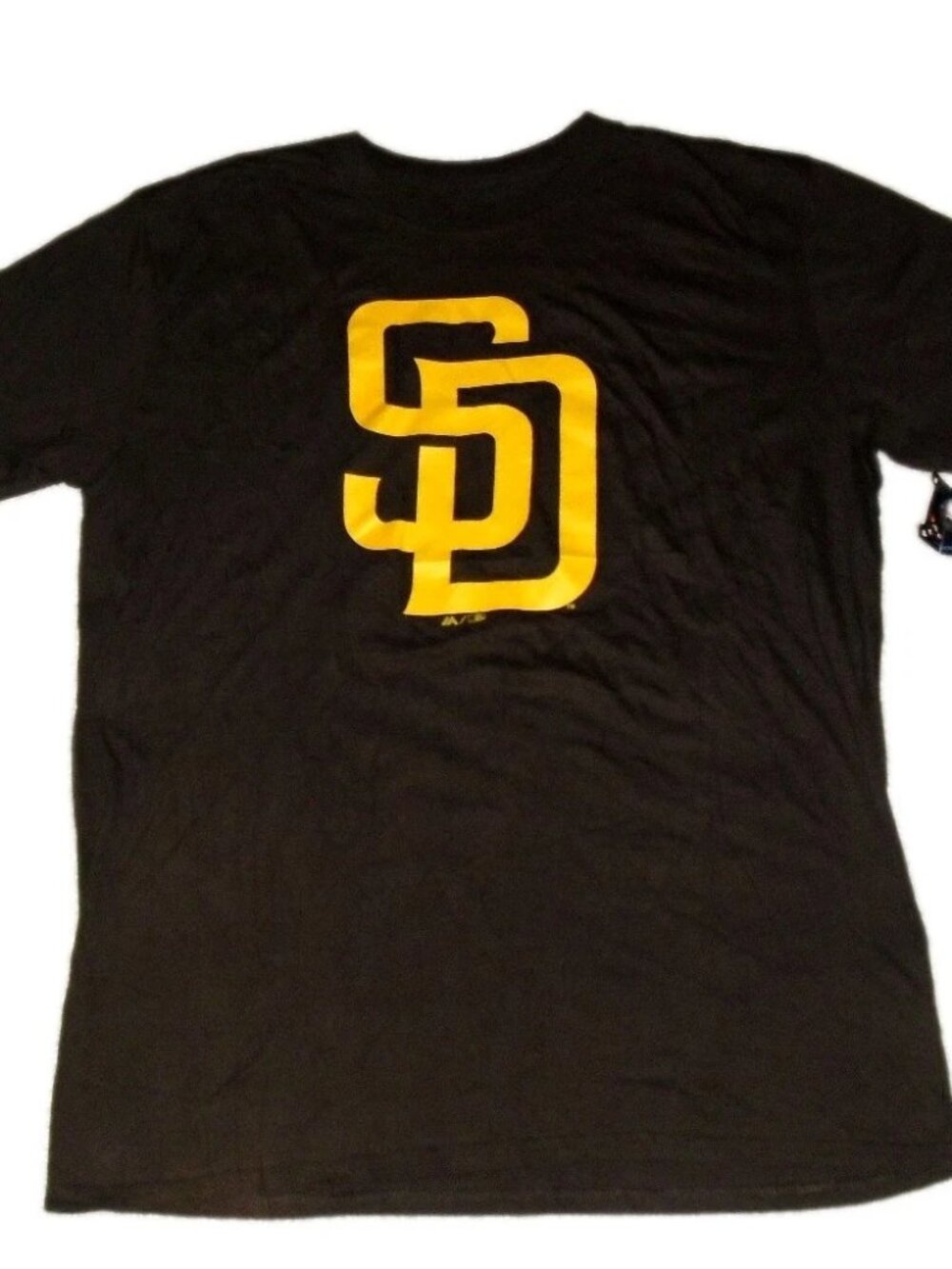 San Diego Padres Majestic Mens T-Shirt Brown sz. Large New Tags Mlb